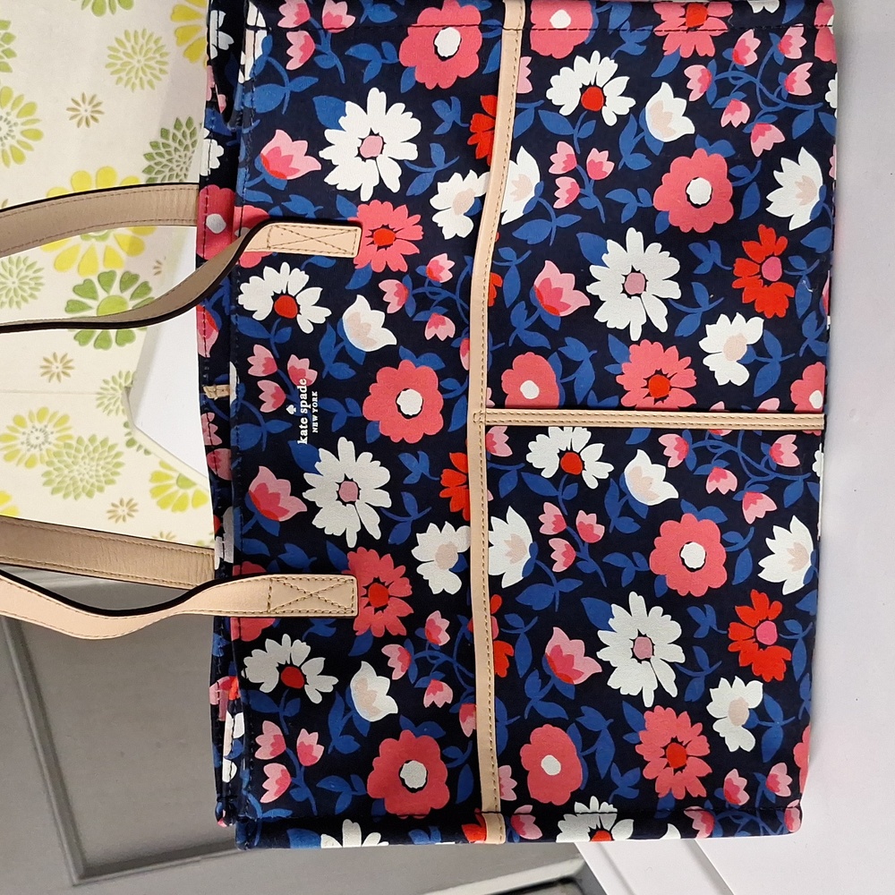 KatecSpade floral tote